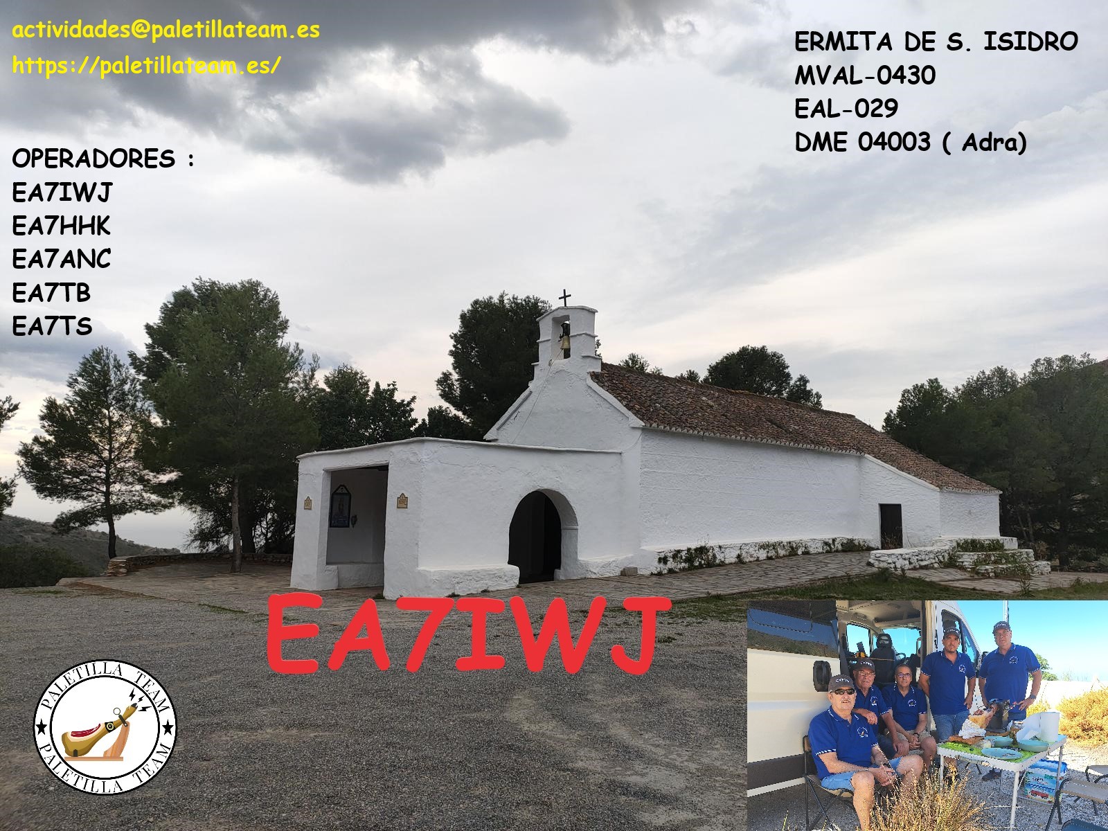 Lee más sobre el artículo Activación: Ermita de San Isidro: Adra(Almería) MVAL0430